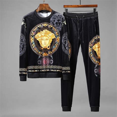 do men wear versace|velvet tracksuit men's Versace.